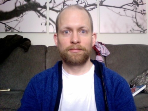 Ben's beard, week 9. More 