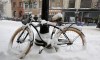 Melissa Tait / Winnipeg Free Press
A snow covered bike on McDermot Ave.
