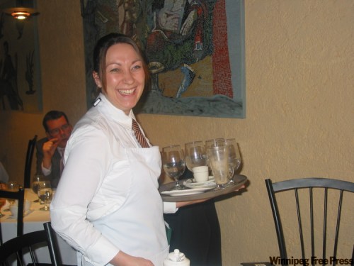 Karine Driedger / Red River College
Toni Bilenduke, 32, is now happily serving at Tre Visi in the Exchange District.