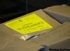 David Lipnowski / Winnipeg Free Press
A box of body bags is shown at a federal government building in Winnipeg, Wednesday Sept. 16, 2009.