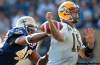 JOE.BRYKSA@FREEPRESS.MB.CA
Winnipeg Blue Bomber Odell Willis (left) strips the ball from Edmonton Eskimo Rick Ray during first-quarter CFL action at Canad Inns Stadium in Winnipeg Saturday. The Bombers' Moton Hopkins recovered the fumble and ran it in for a touchdown.