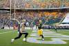 Jason Franson / The Canadian Press
Bombers receiver Rory Kohlert (left) tries to stop the interception by Edmonton's Chris Thompson Saturday in Edmonton.