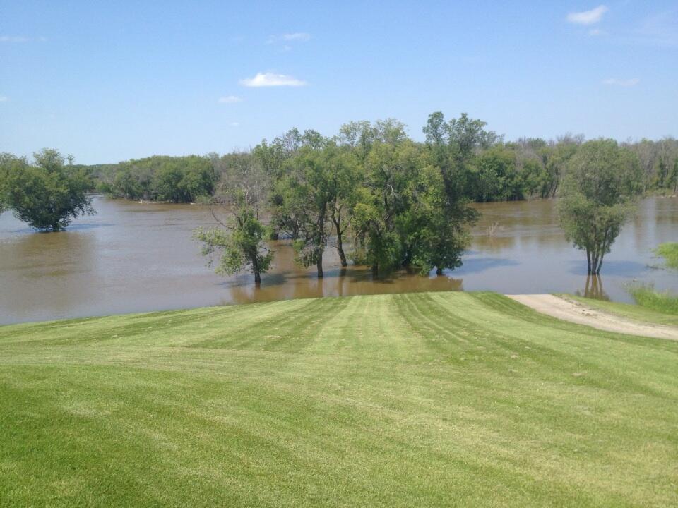 A golf course in Brandon has a new water hazard.