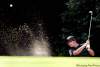 KEN GIGLIOTTI / WINNIPEG FREE PRESS
Aaron Cockerill blasts out of sand at the Manitoba-Minnesota Junior tournament at Pine Ridge on Monday. He starts his college golf career at Texas A & M this month.