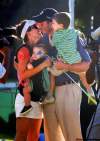 CHRIS PEDOTA / MCT
Matt Kuchar and his family celebrate.