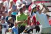 JOE.BRYKSA@FREEPRESS.MB.CA
Michelle Wie lets it rip off the first tee during Wednesday’s pro-am at St. Charles. The 72-hole tournament begins today.