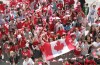 WAYNE.GLOWACKI@FREEPRESS.MB.CA
On the last day of school this morning, students and staff at Kent Road School celebrated Canada's birthday with a parade around the neighbourhood while waving flags.