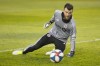 Toronto FC goalkeeper Quentin Westberg warms up ahead of MLS action against the New England Revolution in Toronto on Sunday, March 17, 2019. THE CANADIAN PRESS/Chris Young