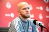 Toronto FC's Michael Bradley speaks to the media during an end of season availability in Toronto on Wednesday, November 13, 2019. THE CANADIAN PRESS/Chris Young