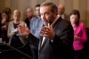 Newly-elected NDP leader Thomas Mulcair answers questions during a break in a party caucus meeting in Toronto on Sunday, March 25, 2012. THE CANADIAN PRESS/Chris Young