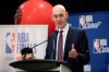 NBA Commissioner Adam Silver speaks at an NBA Cares event at the Jimmie Simpson Community Centre in Toronto on Friday May 31, 2019. THE CANADIAN PRESS/Chris Young