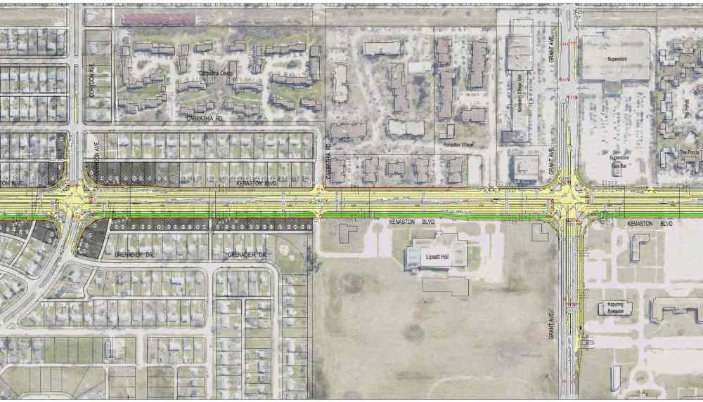 Option 4: Corydon to Grant (City of Winnipeg)
