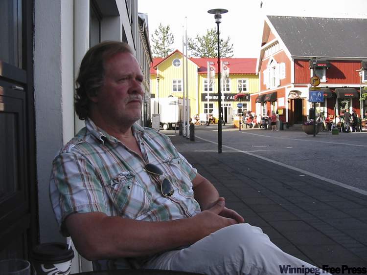Steinthor Gudbjartsson, a reporter with the daily newspaper, Morgunbladid, in Reykjavik, Iceland, lost his job in the crash and moved to Manitoba. He has since been rehired at the paper.