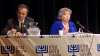 Danielle Da Silva - Sou'wester
Winnipeg South Centre candidates debate at Asper Jewish Community Campus on Sept. 30. From left: Green Party candidate Andrew Park and Conservative candidate Joyce Bateman.