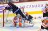 Mikaela MacKenzie/Winnipeg Free Press
Winnipeg Jet Tyler Myers runs into the net in a game against the Philadelphia Flyers at the MTS Centre.