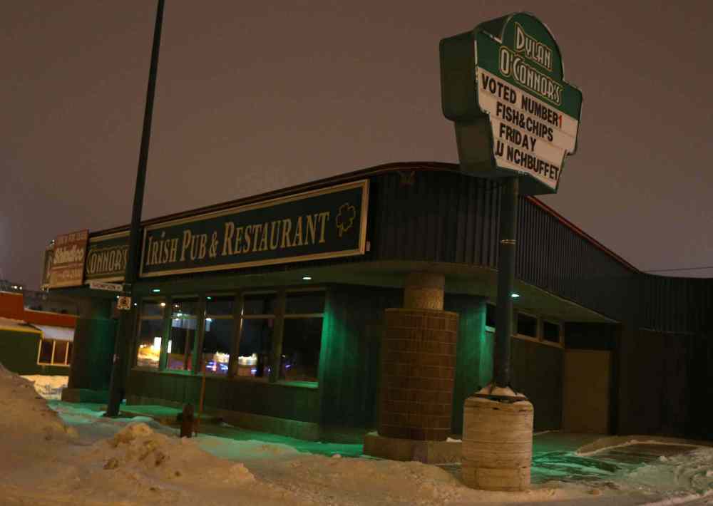 Jason Halstead / Winnipeg Free Press
Dylan O'Connors Irish Pub on Portage Avenue, now out of business, earned the highest number of liquor infractions of any bar between 2008 and 2012.
