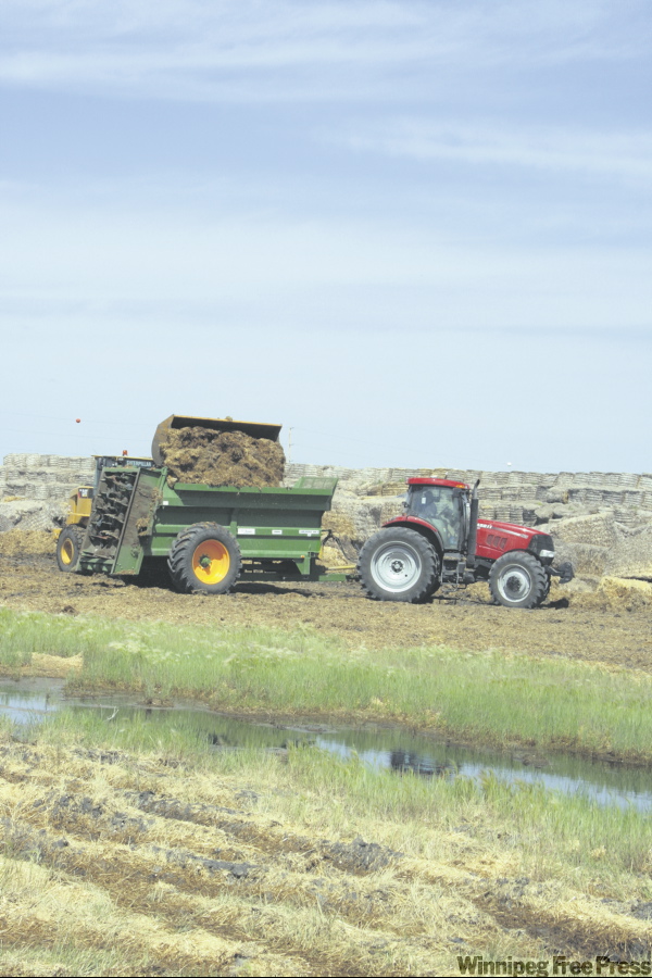 Elie straw bales on their way out Winnipeg Free Press