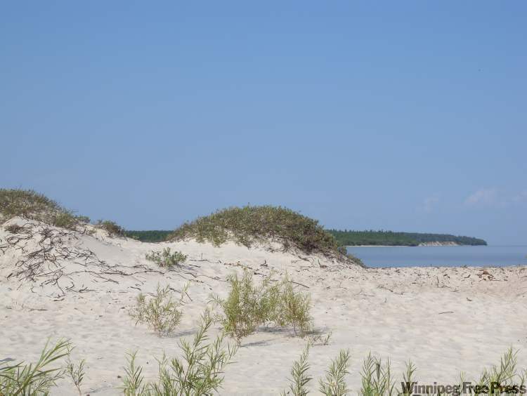 Neil Babaluk for the Winnipeg Free Press
Elk Island is a perfect place to get away from the crowds on a sunny afternoon and to have a stretch of beach all to yourself.