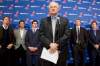 Chris Young/ The Canadian Press archives
NHLPA Executive Director Donald Fehr  stands in front of players, left to right, Detroit Red Wings' Daniel Cleary, Edmonton Oilers' Shawn Horcoff, Pittsburgh Penguins' Sidney Crosby, Carolina Hurricanes' Eric Staal and Phoenix Coyotes' Shane Doan at a news conference following collective bargaining talks in Toronto on Thursday, October 18, 2012.