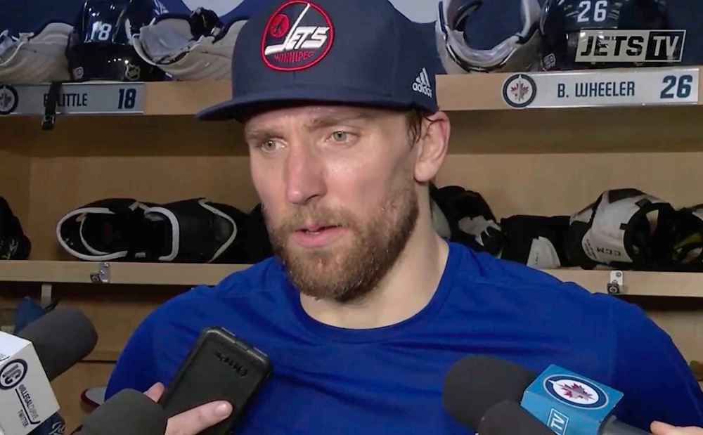 Right-winger Blake Wheeler: “I’m going to bust my ass.