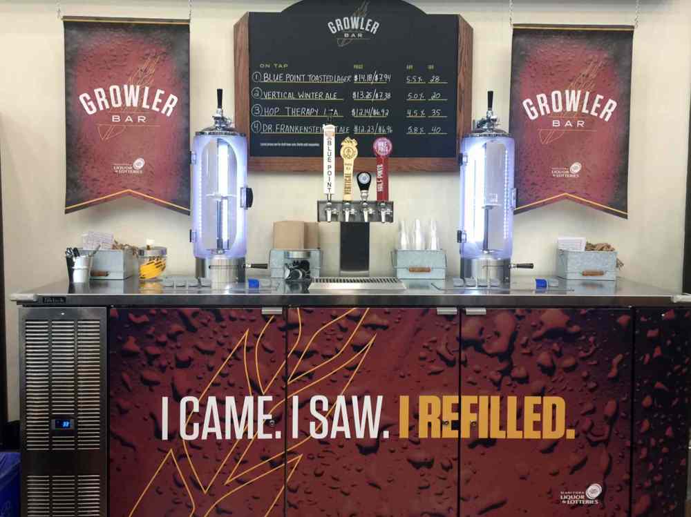 Four more Liquor Marts now featuring growlerfilling stations