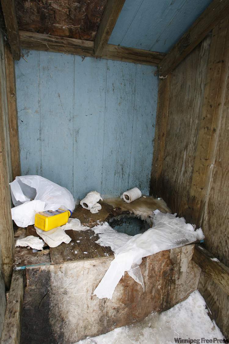 JOHN WOODS / THE CANADIAN PRESS ARCHIVES
The public outhouse outside the Pikangikum First Nation, Ont., band office in 2007, about 100 kilometres north of Red Lake, Ont.