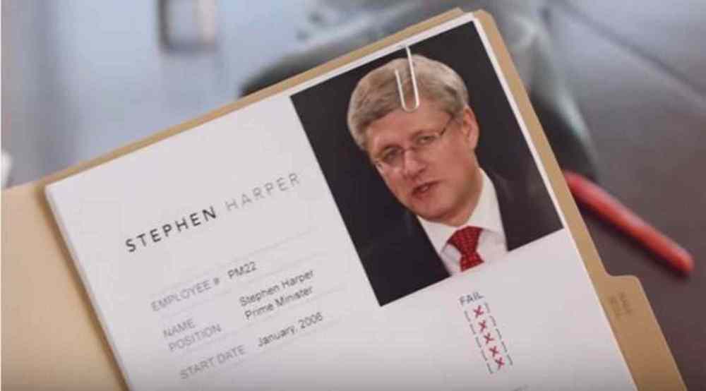 YouTube
A still image from a new NDP advertisement in an interview-style format that's been all the rage this election campaign.