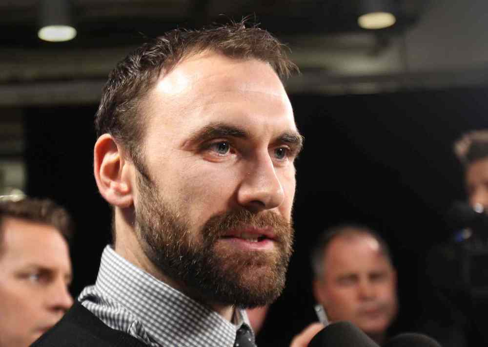 Joe Bryksa / Free Press files
Veteran defenceman Jay Harrison is the odd man out at this time.
