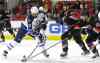 Gerry Broome / Associated Press files
Dustin Byfuglien may have a new linemate in Carolina Hurricanes' Jay Harrison (44).