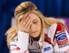 Nathan Denettee / THE CANADIAN PRESS
Canada skip Jennifer Jones reacts after a shot while playing against Scotland during playoff action at the 2010 World Women's Curling Championships in Swift Current, Sask., on Saturday, March 27, 2010.