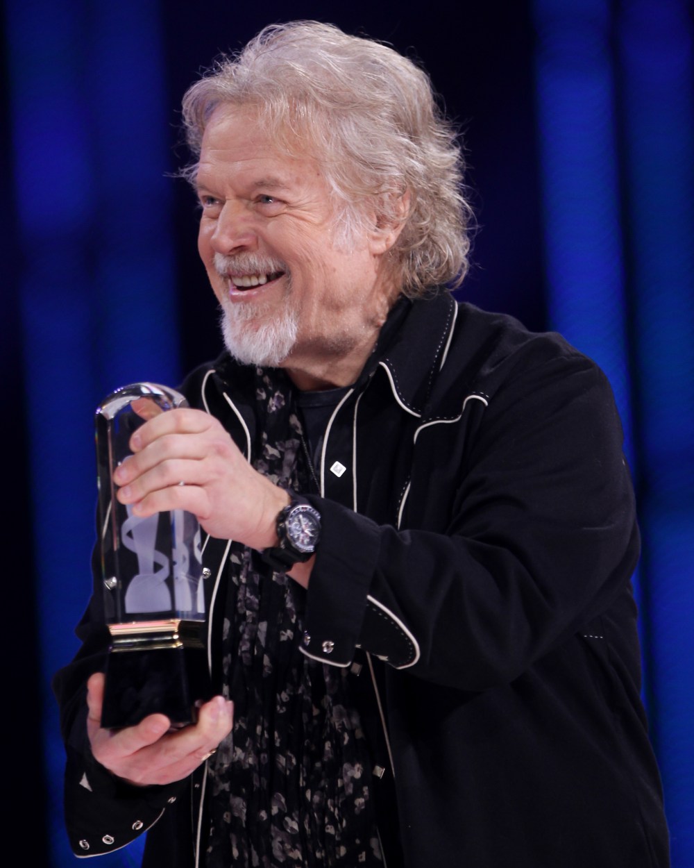 Joe Bryksa/ Winnipeg Free Press
Randy Bachman is inducted into the Canadian Music Hall of Fame at the 2014 Juno Awards.