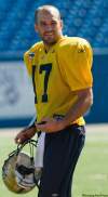 DAVID LIPNOWSKI / WINNIPEG FREE PRESS 
Winnipeg Blue Bombers QB Stefan Lefors at practice in a file photo.