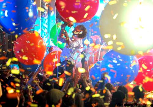 BORIS.MINKEVICH@FREEPRESS.MB.CA 
Oklahoma band named Flaming Lips at the Burton Cummings Theatre. Lead singer Wayne Coyne.