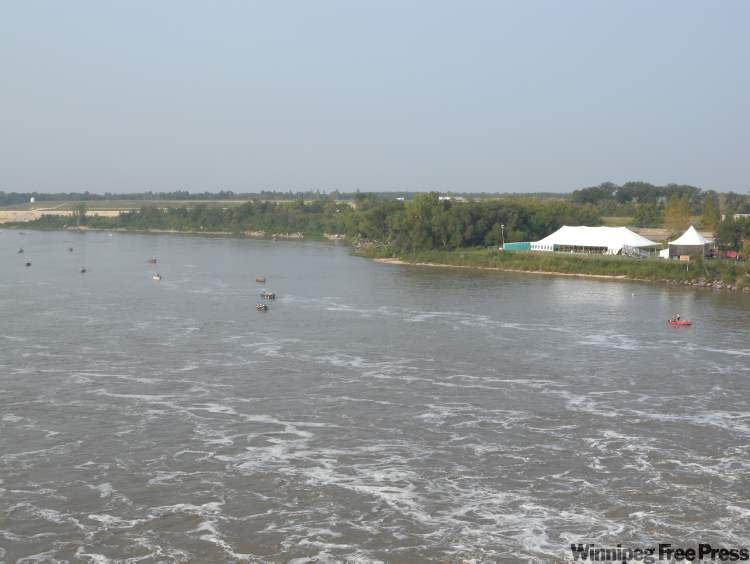 Neil Babaluk for the Winnipeg Free Press
The Lockport Lock and Dam, seen here from the St. Andrews Lock and Dam, was christened in 1910 by Prime Minister Wilfrid Laurier and was originally intended to be the first component of a waterway that was to stretch from Winnipeg to Edmonton.