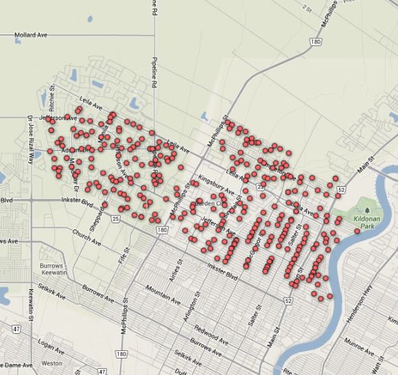 North Winnipeg residents learning which properties will be near new