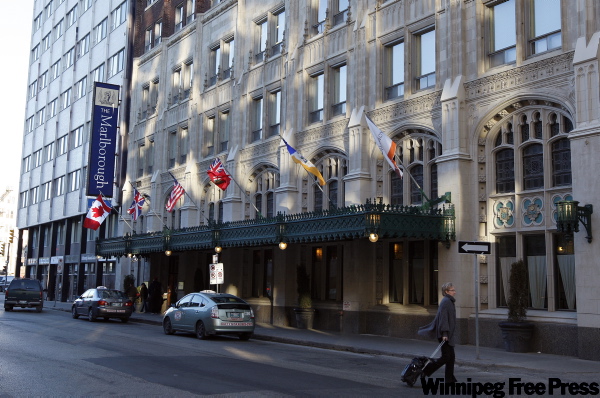 KEN GIGLIOTTI / WINNIPEG FREE PRESS
The Marlborough Hotel on Smith Street in downtown Winnipeg.