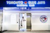 Toronto Blue Jays rookie Vladimir Guerrero Jr. walks out of the clubhouse to speak at a press conference before his major league debut against the Oakland Athletics ahead of MLB baseball action in Toronto, Friday April 26, 2019. THE CANADIAN PRESS/Mark Blinch