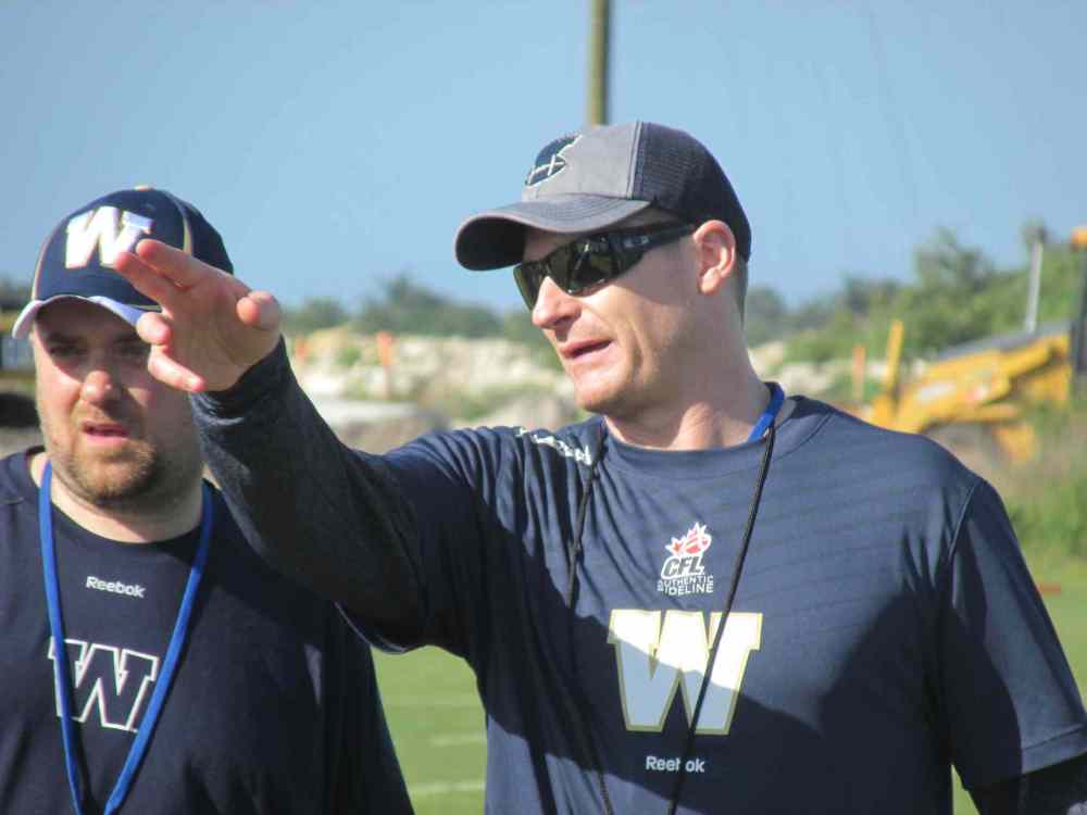 Paul Wiecek / Winnipeg Free Press
Bombers head coach Mike O'Shea has a different style of coaching.