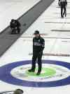 Jason Bell / Winnipeg Free Press
Mike McEwen returned to the ice for the Manitoba men's final Sunday after being in hospital with a severe case of chickenpox.