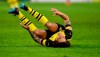 Dortmund's Axel Witsel reacts during the German Bundesliga soccer match between Borussia Dortmund and Bayer Leverkusen in Dortmund, Germany, Sunday, Feb. 24, 2019. (AP Photo/Martin Meissner)