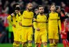 Dortmund's Paco Alcacer walks to his fans disappointed after the German Bundesliga soccer match between Fortuna Duesseldorf and Borussia Dortmund in Duesseldorf, Germany, Tuesday, Dec. 18, 2018. Fortuna defeated Dortmund with 2-1. (AP Photo/Martin Meissner)