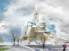HANDOUT PHOTO
An artist's sketch of the Canadian Museum for Human Rights, which is expected to break ground at The Forks on Friday.