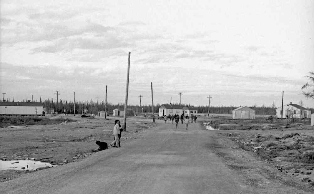WILLIAM KOOLAGE PHOTO
Sayisi Dene in Churchill's Dene Village, 1968