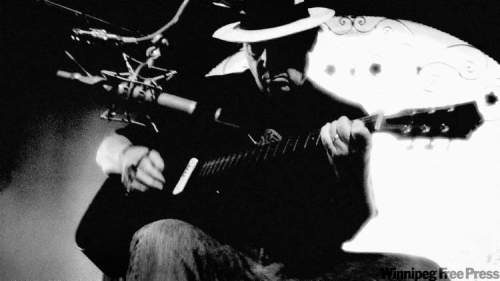 This is a whole different Neil Young, one armed with just a guitar, his well-worn warble and a studio of effects.