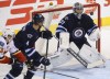 Trevor Hagan / Winnipeg Free Press
Ondrej Pavelec was solid in the Jets' 4-1 win over Calgary.