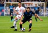 Montreal Impact Lassi Lappalainen (21) controls the ball way from Toronto FC Erickson Gallardo (9) during first half of the first leg of the Canadian Championship Final action in Montreal on Wednesday, September 18, 2019. Toronto FC has some unfinished business in the CONCACAF Champions League after coming just short of a title last year and making an early departure this season. THE CANADIAN PRESS/Paul Chiasson