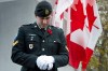 A soldier stands guard at the cenotaph during Remembrance Day ceremonies Monday, November 11, 2013 in Montreal. THE CANADIAN PRESS/Paul Chiasson