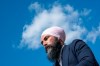 NDP Leader Jagmeet Singh attends a news conference presenting a new candidate in Montreal on Thursday, Sept. 5, 2019. The New Democrats ended last year by going deeper into the red. Elections Canada posted the NDP's annual financial return on Thursday, showing the party finished 2018 with nearly $4.5 million in negative net assets.THE CANADIAN PRESS/Paul Chiasson