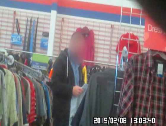 Surveillance footage of City of Winnipeg planning, property and development department employees shopping at a thrift shop.