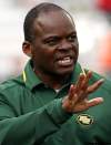 Darryl Dyck / THE CANADIAN PRESS
Edmonton Eskimos' head coach Richie Hall gestures during second half pre-season CFL action against the B.C. Lions in Vancouver, B.C., on Sunday June 20, 2010.